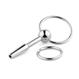 Anál plug Folyadékáteresztő, rozsdamentes acél 0,7-1 cm ezüst