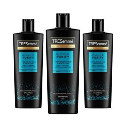 TRESemmé Hydrate & Purify sampon zsírosodó hajra hialuron savval (3x400 ml)