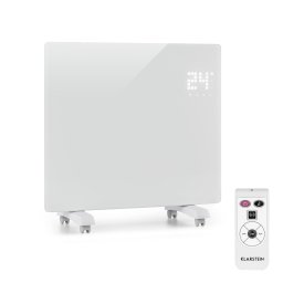 Klarstein Bornholm Single, konvektor, 1000 W, termosztát, időzítő, fehér (ACO7-BornholmSingleW)