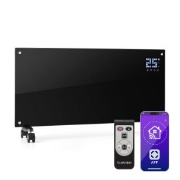 Klarstein Bornholm Smart, konvektor, 2000 W, WiFi, LCD kijelző, időzítő, IP24, fekete (ACO7-BornhomS-B)