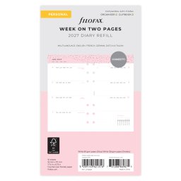 Filofax Naptárbetét + Pótlapok csomag Personal Színes Confetti 2027
