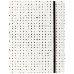 Filofax Notebook Impressions A5 Fekete-fehér