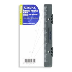 Filofax Lyukasztó hordozható Personal Szürke