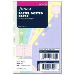 Filofax Jegyzetlapok Bullet (pont) Pocket Pasztel vegyes