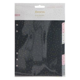 Filofax Elválasztó lapok Bianco 6 regiszter A5 Confetti