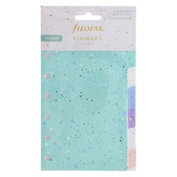 Filofax Elválasztó lapok Bianco 6 regiszter Pocket Expressions