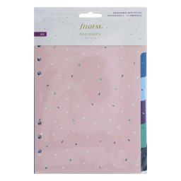 Filofax Elválasztó lapok Bianco 6 regiszter A5 Garden