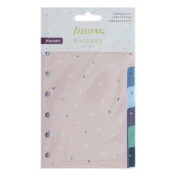 Filofax Elválasztó lapok Bianco 6 regiszter Pocket Garden