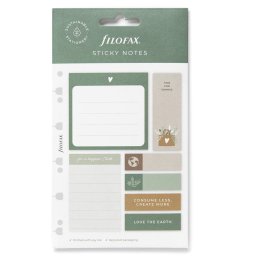 Filofax Öntapadó színes jelölő címke és jegyzet Multifit (Personal, A5, A4) Eco Essential