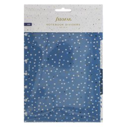Filofax Notebook Elválasztó lapok Bianco A5 Indigo