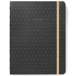 Filofax Notebook Moonlight A5 Fekete