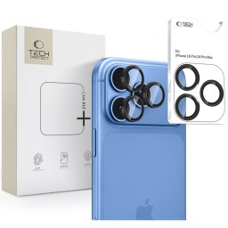 Tech-Protect Glass Camring Fit+ Apple iPhone 18 Pro / 18 Pro Max lencsevédő üvegfólia, fekete