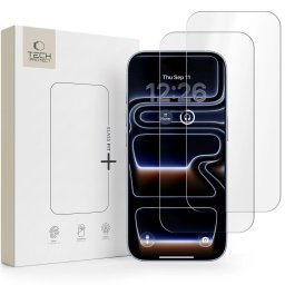 Tech-Protect Glass Fit+ Apple iPhone 18 Pro Max / 17 Pro Max / 16 Pro Max kijelzővédő üvegfólia, átlátszó (2db)