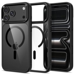 Tech-Protect Magmat Apple iPhone 18 Pro / 17 Pro tok, MagSafe, Black Clear, átlátszó-fekete