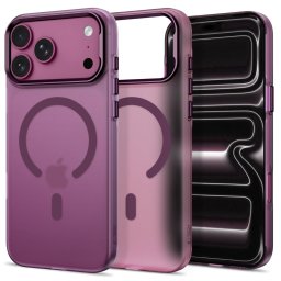 Tech-Protect MagZero Apple iPhone 18 Pro / 17 Pro tok, MagSafe, Dark Cherry, lila