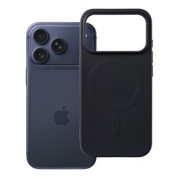 Silicone Mag Apple iPhone 18 Pro / 17 Pro szilikon hátlap tok, MagSafe, fekete