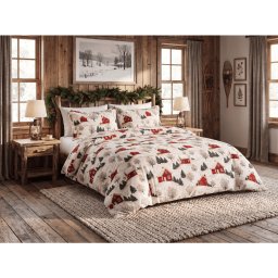 Mikroszálas ágyneműhuzat FARM HOUSE krémszínű Ágyneműhuzat mérete: 70 x 90 cm | 140 x 220 cm