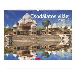 TOPTIMER Naptár, fali, TOPTIMER, "Csodálatos világ"