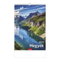 TOPTIMER Naptár, fali, TOPTIMER "Hegyek"