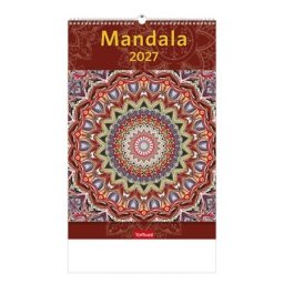 TOPTIMER Naptár, fali, TOPTIMER "Mandala"