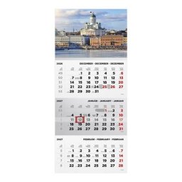 TOPTIMER Naptár, speditőr, három hónapos, egy tömbös, TOPTIMER, "Város"