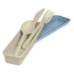 EXACOMPTA Evőeszközkészlet, tartóban, 3 részes, EXACOMPTA
