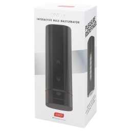 Kiiroo Onyx+ - interaktív maszturbátor férfiaknak (fekete)