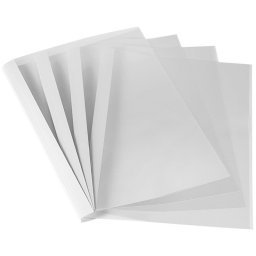 Hőkötő borító, A4, 10mm, 81-100lap, Fellowes(R) Standard, 100 db/csomag, fehér