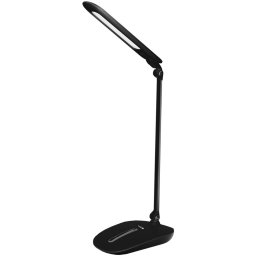 Asztali LED lámpa, érintésvezérelt, dimmelhető, 10W, 5000K, AVIDE, fekete