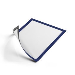 Infókeret A4, 5 db/csomag, Durable Duraframe(R) Magnetic sötétkék