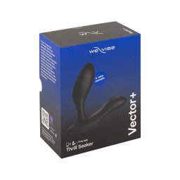 We-Vibe Vector+ - App-vezérelt análvibrátor (fekete)