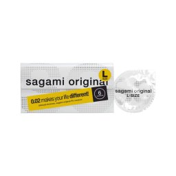 Sagami Original 0.02 L - ultravékony óvszer (58 mm, 6 db)