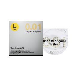 Sagami Original 0,01 L - óvszer - 58 mm (1 db)