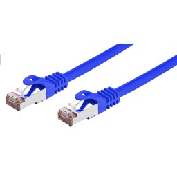 C-TECH Patchkábel Cat6, FTP, kék, 0,5m