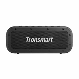 Tronsmart Force X bluetooth hangszóró, TWS, power bank funkcióval, kültéri, fekete, 60W, IPX6 (AKKUMULÁTORA GYENGE, HASZNÁLT 72 ÓRÁS)