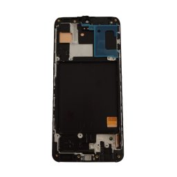 Samsung Galaxy A40 LCD + érintőpanel kerettel, fekete, SM-A405, Incell