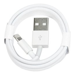Apple Lightning 1M BULK Adatkábel - Fehér