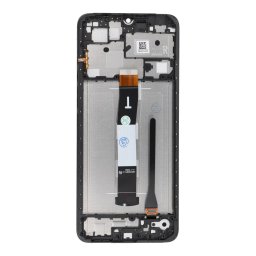 Xiaomi Redmi 12C fekete LCD + érintőpanel kerettel, FixCell