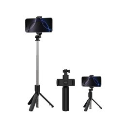 Devia ES083 Kintone Tripod Stand Multifunkciós Wireless Selfie Bot - Fekete
