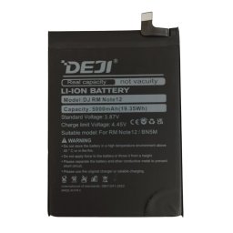 Xiaomi Redmi Note 12 4G akkumulátor, 5000mAh, BN5M, Deji
