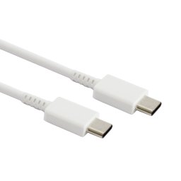 Samsung Type-C - Type-C gyorstöltő adatkábel, gyári, fehér, 5A, 1M, EP-DN970BWE (CSOMAGOLÁS NÉLKÜLI)