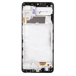 Samsung Galaxy A22 4G LCD + érintőpanel kerettel, gyári, fekete, SM-A225