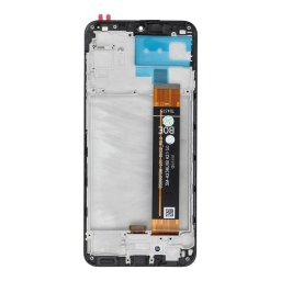Samsung Galaxy A23 5G LCD + érintőpanel kerettel, fekete, SM-A236