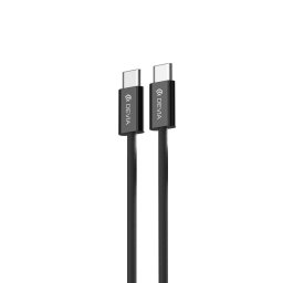 DEVIA EC325 Smart PD 60W USB Type-C 1M Adatkábel - Fekete