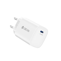 Devia RCE-6001CWEU Ultra6 PD 40W Dynamic GaN Hálózati Töltőfej - Fehér