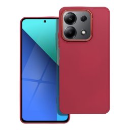 Xiaomi Redmi Note 13 4G hátlap tok, TPU tok, bordó/piros, Frame (enyhe kopás a kameraszigeten)