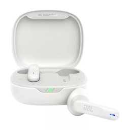 JBL Wave Flex stereo bluetooth headset vezeték nélküli töltőtokkal, TWS, fehér