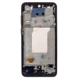 Samsung Galaxy A35 LCD + érintőpanel kerettel, fekete, SM-A356