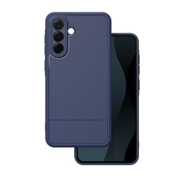 Samsung Galaxy A36 hátlap tok, TPU tok, kamera védelemmel, kék, SM-A366, Simple carbon