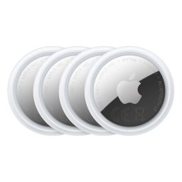 APPLE AirTag 2.gen. bluetooth nyomkövető 4db (kulcstartóra, táskára, autóba, valós idejű nyomkövetés) FEHÉR Apple iPhone 11, iPhone 11 Pro, iPhone 11 Pro Max